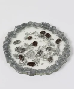 Inspire Me! Home Decor Stone Resin Coffee Bean Coaster (2 Colors)