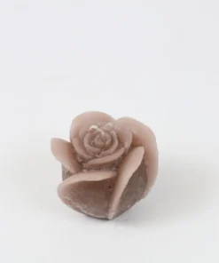 Inspire Me! Home Decor Beige Opaque Rose Candle (3 Sizes)