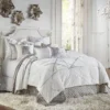 Cloud9d BEDDING Rica Ivory And Silver Duvet (2 Sizes)