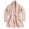 Inspire Me! Home Decor Blush Pink Plush Bath Robe With Pockets (2 Sizes)