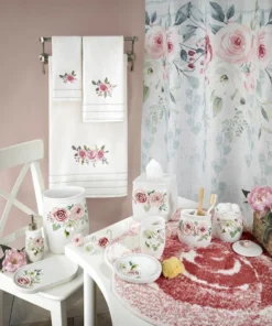 Inspire Me! Home Decor Spring Garden Bath Collection (11 Items)