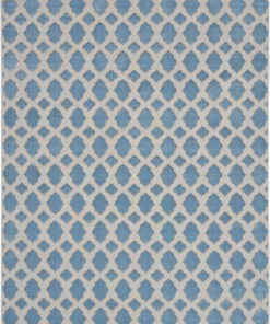 Nourison PILLOWS, RUGS, & THROWS Joli Area Rug - Blue/Grey (2 Sizes)