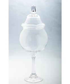 Inspire Me! Home Decor Glass Stem Jar (2 Sizes) Jars