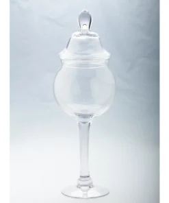 Inspire Me! Home Decor Glass Stem Jar (2 Sizes) Jars