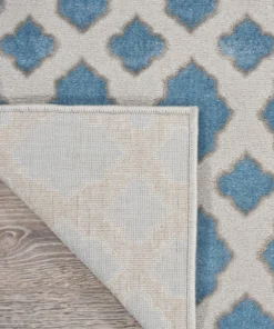 Nourison PILLOWS, RUGS, & THROWS Joli Area Rug - Blue/Grey (2 Sizes)