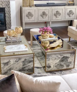 Inspire Me! Home Decor Gold Detailed Goblet Set Of 3