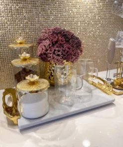 Inspire Me! Home Decor KITCHEN Set Of 2 Tall 15 Oz Double Wall Glass Mug