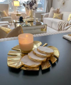 Inspire Me! Home Decor Split Leaf Tray/Trivet (2 Colors)