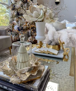 Inspire Me! Home Decor Gilded Tree Candle