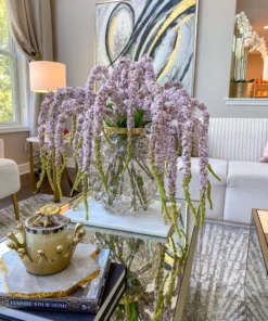 Inspire Me! Home Decor Bubble Vase With Gold Rim (2 Sizes)