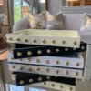 Inspire Me! Home Decor Studded Decorative Wood Trays (4 Colors)