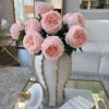 Inspire Me! Home Decor 23.5" Real Touch Pink Rose Stem