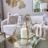 Inspire Me! Home Decor Gold And Glass Lantern