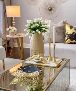 Inspire Me! Home Decor Black And Gold Decorative Plate