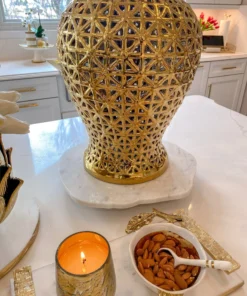 Inspire Me! Home Decor KITCHEN Organic Shape Marble Lazy Susan