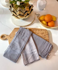 Inspire Me! Home Decor Grey Towel Set (Pack Of 3)