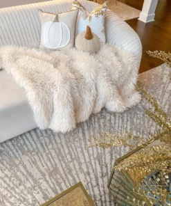 Inspire Me! Home Decor Cream Pumpkin Pillow PILLOWS, RUGS, & THROWS