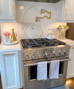 Inspire Me! Home Decor White Marble Lotus Board