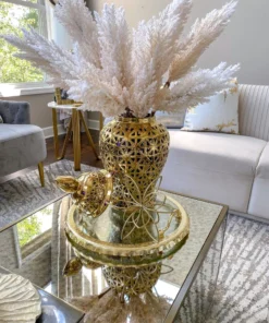 Inspire Me! Home Decor White Pampa Stem