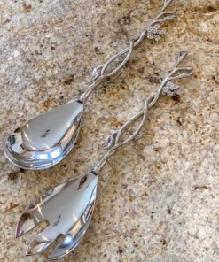 Inspire Me! Home Decor KITCHEN Crystal Detailed Leaf Server Set