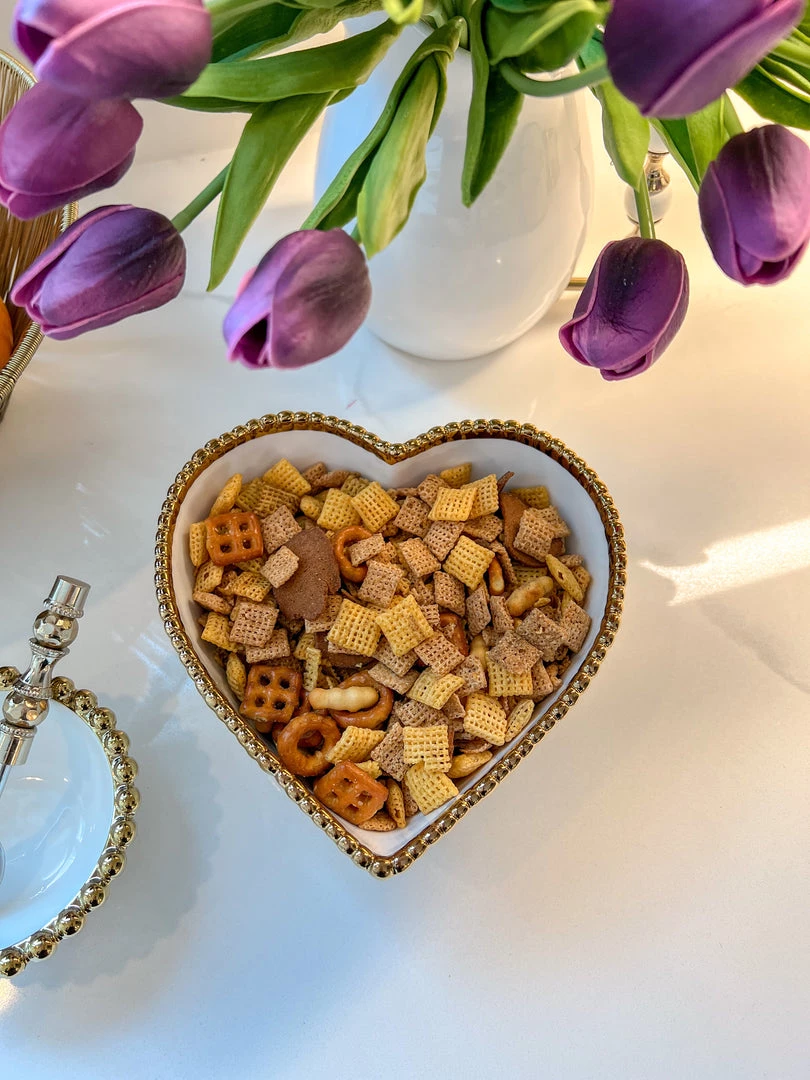 Inspire Me! Home Decor Gold Heart Bowl (2 Colors)