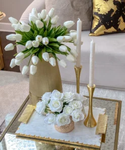 Inspire Me! Home Decor Gold Texture Votive Vase