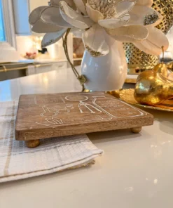 Inspire Me! Home Decor Wooden Measurement Trivet