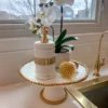 Inspire Me! Home Decor Marble And Gold Stripe Dispenser