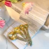Inspire Me! Home Decor Gold Textured Measuring Spoons