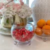 Inspire Me! Home Decor Round Globe Glass Bowl With Feet