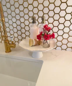 Inspire Me! Home Decor Small Cherry Blossom In Glass Jar (3 Colors)