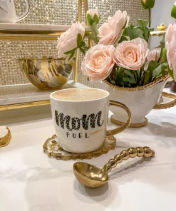 Inspire Me! Home Decor Gold Mom Fuel Mug