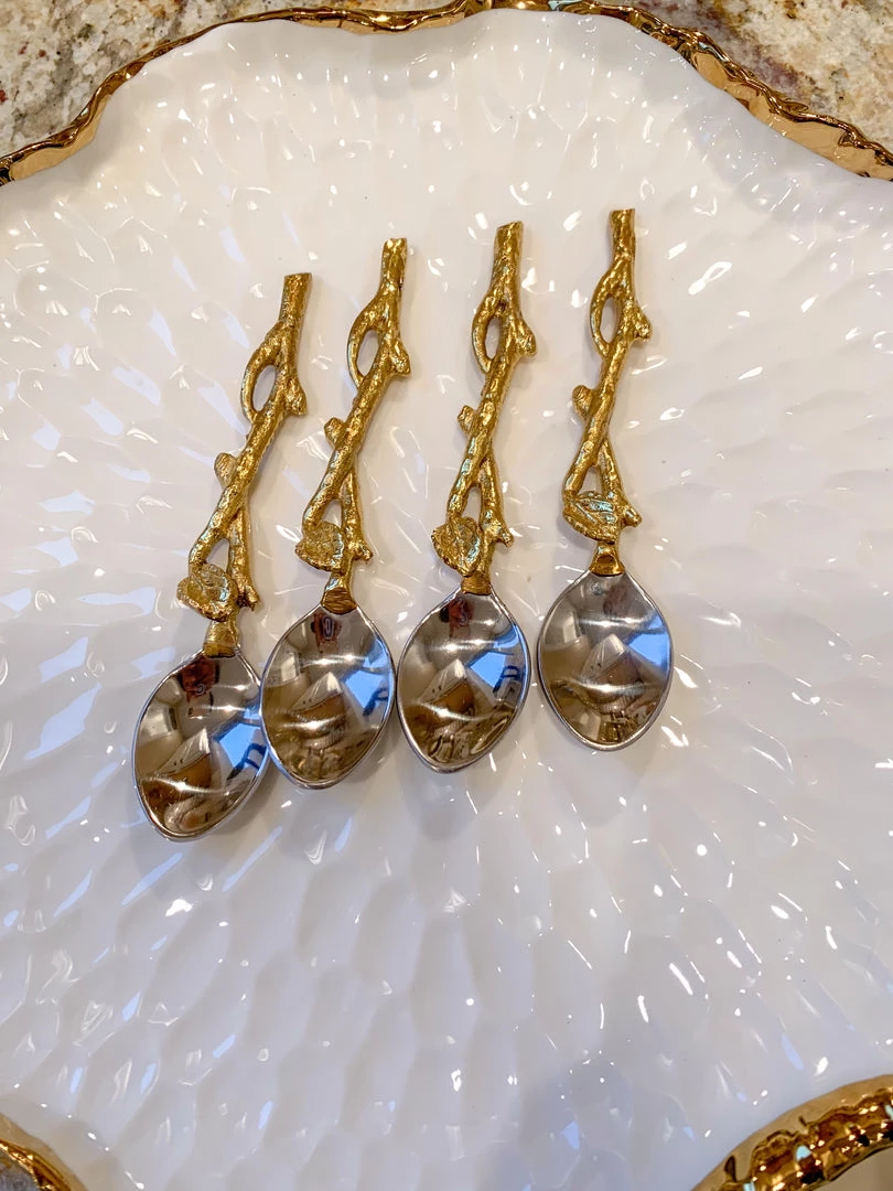 Inspire Me! Home Decor Golden Vine Spoons