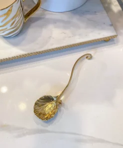 Inspire Me! Home Decor Gold Flower Petal Spoon Rest ( 2 Sizes )