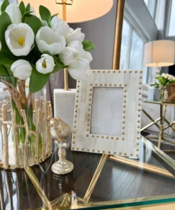 Inspire Me! Home Decor Gold Studded Picture Frame