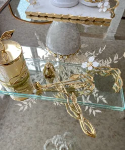 Inspire Me! Home Decor Gold Leaf Candle Bundle