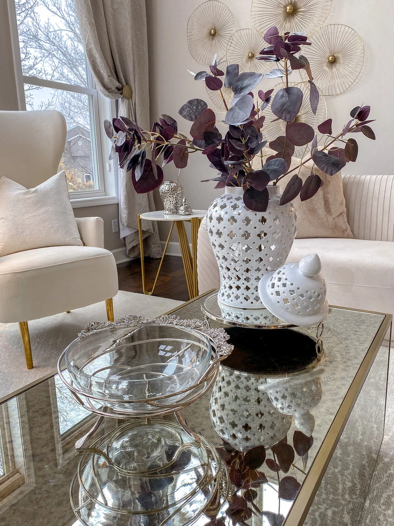 Inspire Me! Home Decor Jeweled Edge Bowl With Glass Insert (2 Colors)