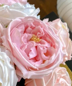 Inspire Me! Home Decor Real Touch Austin Rose (4 Colors) Floral Stems