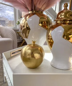 Inspire Me! Home Decor Large Gold Pomegranate