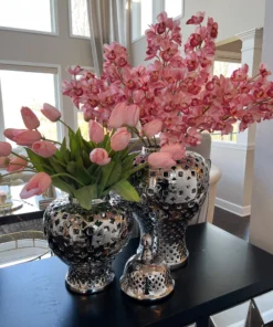 Inspire Me! Home Decor Gold Pierced Patterned Ginger Jar (2 Sizes)