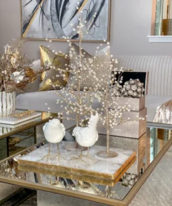 Inspire Me! Home Decor Gold Tree W/ Pearl