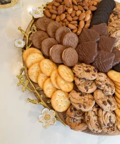 Inspire Me! Home Decor Extra Large Wood Charcuterie Board Cherry Flower Design 16" Without Handle KITCHEN