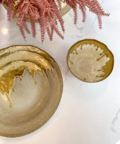 Inspire Me! Home Decor Gold Dipped Dinnerware Collection (Sold Separately)