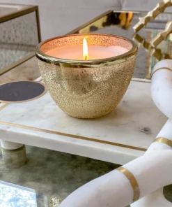 Inspire Me! Home Decor Textured Round Candle (2 Colors)