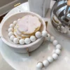 Inspire Me! Home Decor White Beads