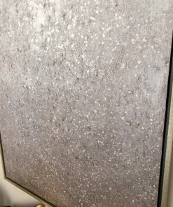 Inspire Me! Home Decor Silver Shimmer Wall Art