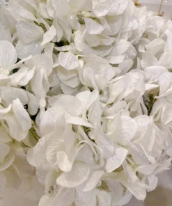 Inspire Me! Home Decor Snowy White Hydrangea Stem