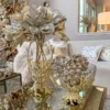 Inspire Me! Home Decor Gold Metal Branch And Glass Vase