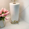 Inspire Me! Home Decor Gold Leaf Detailed Paper Towel Holder ( Available In 2 Sizes)