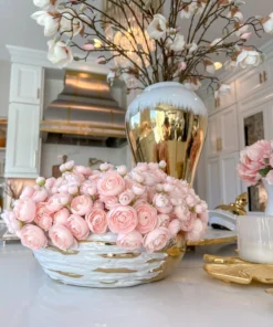 Inspire Me! Home Decor Floral Stems Mini Ranunculus Bundle (3 Colors)